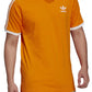 adidas Men's Adicolor 3-Stripes Cotton T-Shirt Orange Size X-Large