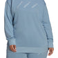 adidas Women's Crewneck Sweatshirt Blue
