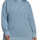 adidas Women's Crewneck Sweatshirt Blue