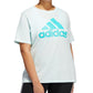 adidas Women's Cotton Logo T-Shirt Blue Size 4X