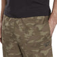 Reebok Men's Allover Camo Print Drawstring Shorts Green Size X-Large