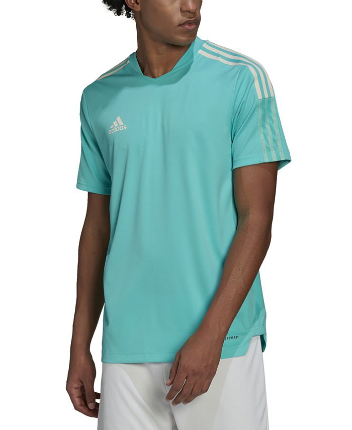 adidas Men's Tiro 21 Jersey Blue Size Large