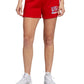 adidas Women's Americana Drawstring Shorts Red Size Large