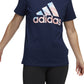 adidas Women's Americana Logo T-Shirt Blue Size X-Small