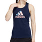 adidas Women's Cotton Logo Americana Tank Top Blue Size Small