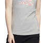adidas Women's Cotton Logo Americana Tank Top Gray Size Large