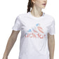 adidas Women's Americana Logo T-Shirt White