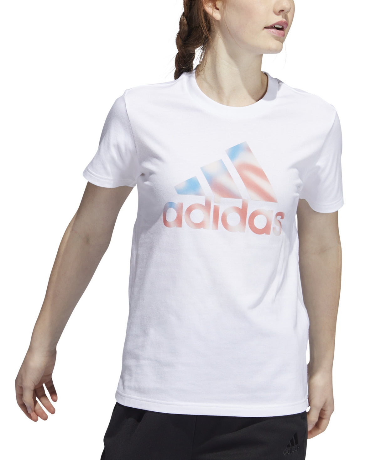 adidas Women's Americana Logo T-Shirt White