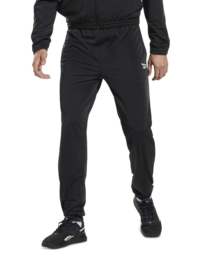 Reebok Men's Identity Vector Tk Fit Track Pants Black Size Medium