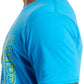 Reebok Men's Crewneck Basketball Graphic T-Shirt Blue Size Small