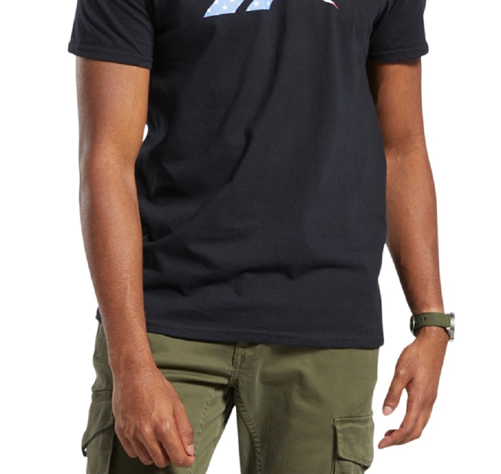 Reebok Men's Vector T-Shirt Black Size Medium