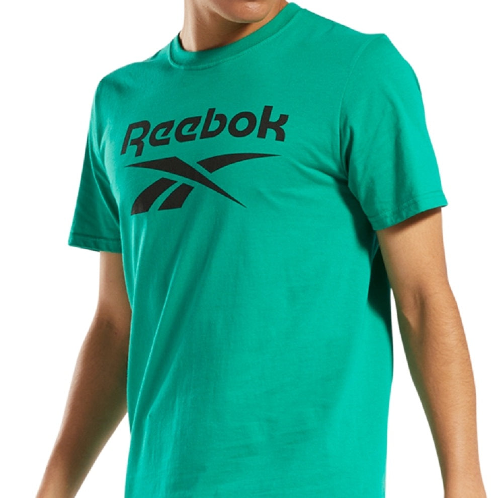 Reebok Men's Identity Logo Graphic T-Shirt Green Size Medium