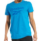 Reebok Men's Identity Logo Graphic T-Shirt Blue Size XX-Large