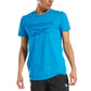 Reebok Men's Identity Logo Graphic T-Shirt Blue Size Large