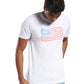 Rebook Men's Graphic T-Shirt White Size Large