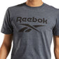 Reebok Men's Identity Logo Graphic T-Shirt Gray Size Medium