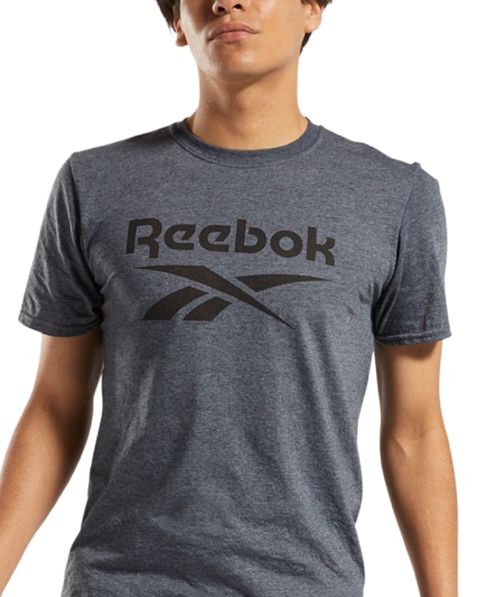 Reebok Men's Identity Logo Graphic T-Shirt Gray Size X-Large