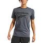 Reebok Men's Identity Logo Graphic T-Shirt Gray Size X-Large