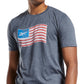 Rebook Men's Graphic T-Shirt Gray Size XX-Large