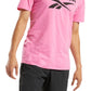 Reebok Men's Identity Logo Graphic T-Shirt Pink Size X-Large