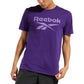 Reebok Men's Identity Logo Graphic T-Shirt Purple Size Small