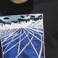 adidas Men's Sketch Track T-Shirt Black Size Large