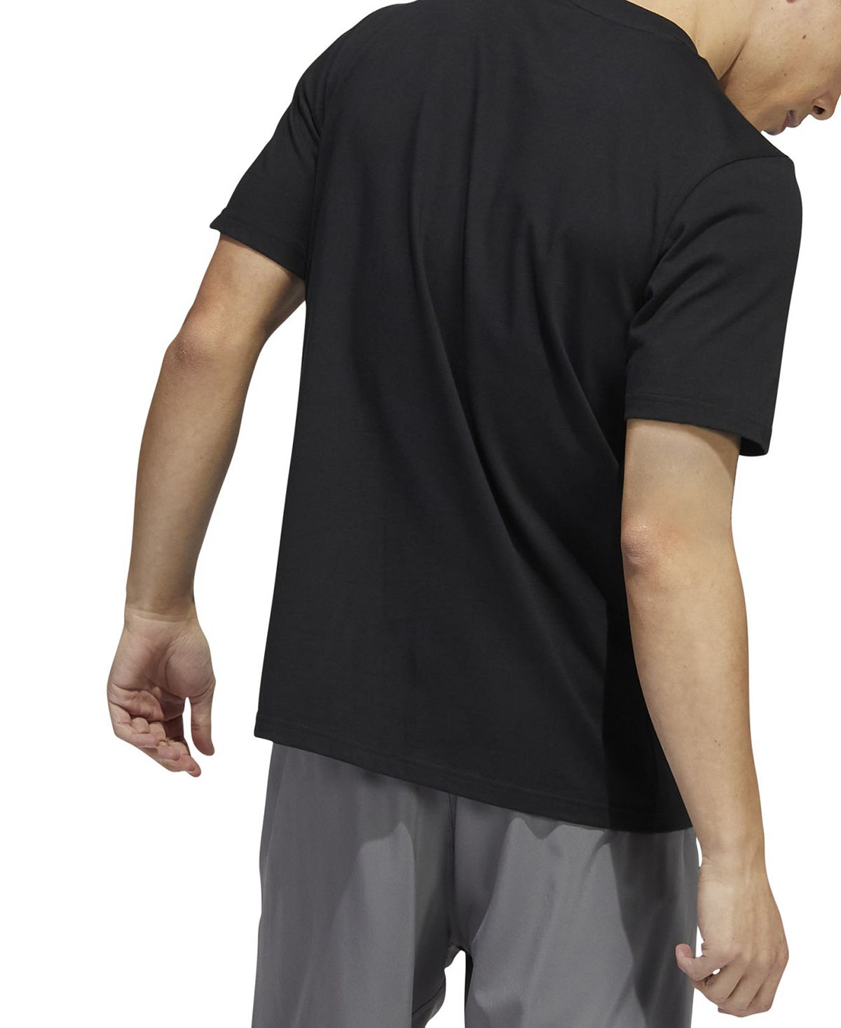 adidas Men's Sketch Track T-Shirt Black Size XX-Large