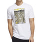 adidas Men's Sketch Track Graphic T-Shirt White Size Small