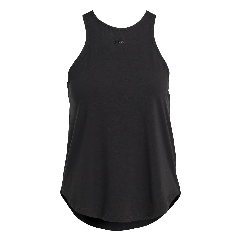 adidas Women's Dark Grey Heather Studio Tank