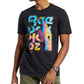 Reebok Men's Basketball Playground Graphic T-Shirt Black Size Small