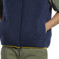 Reebok Men's Cord Sherpa-Fleece Vest Blue Size Large
