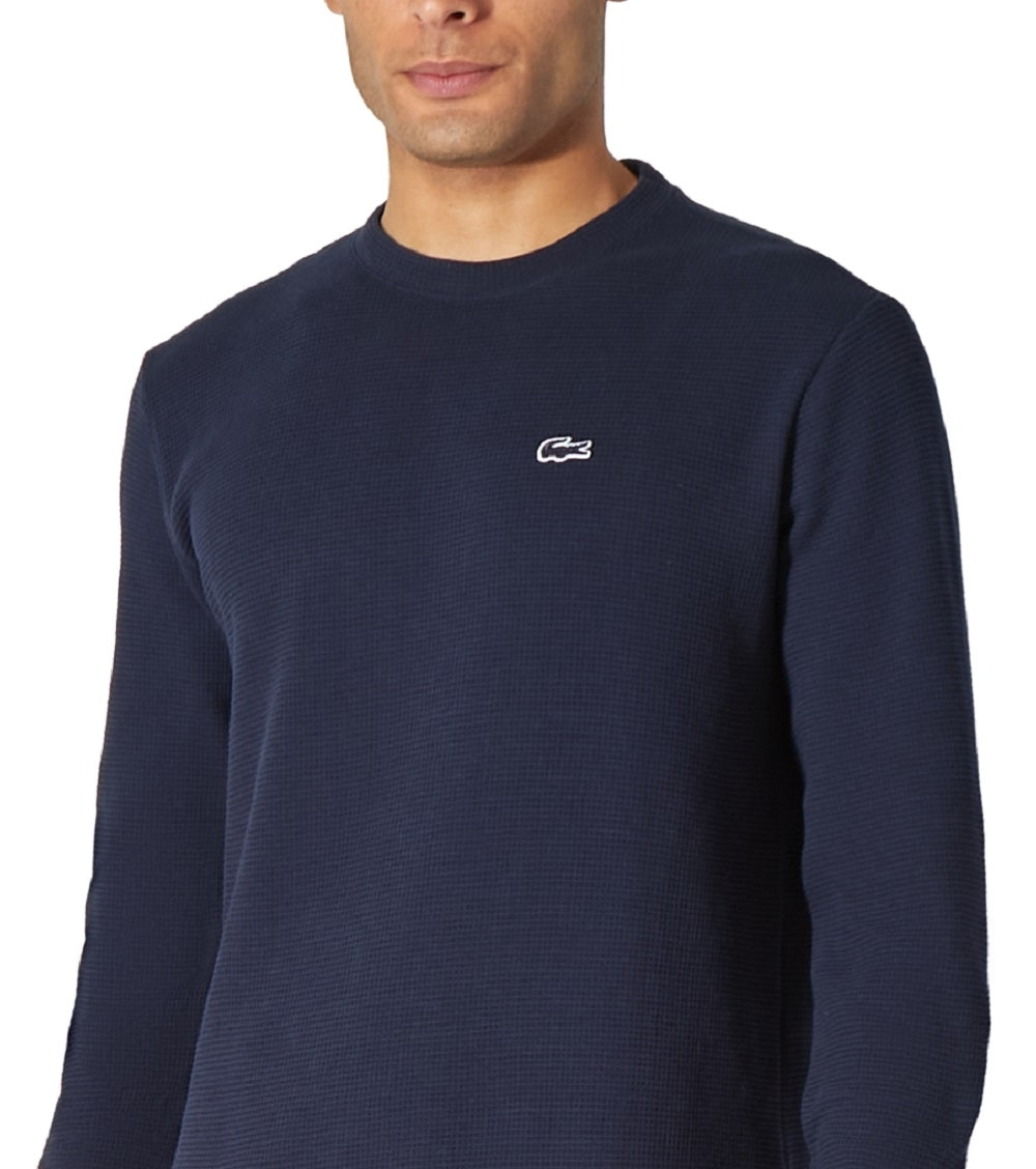 Lacoste Men's Thermal Shirt Blue Size Large