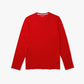 Lacoste Men's Long Sleeve Lounge T-Shirt Red Size Medium