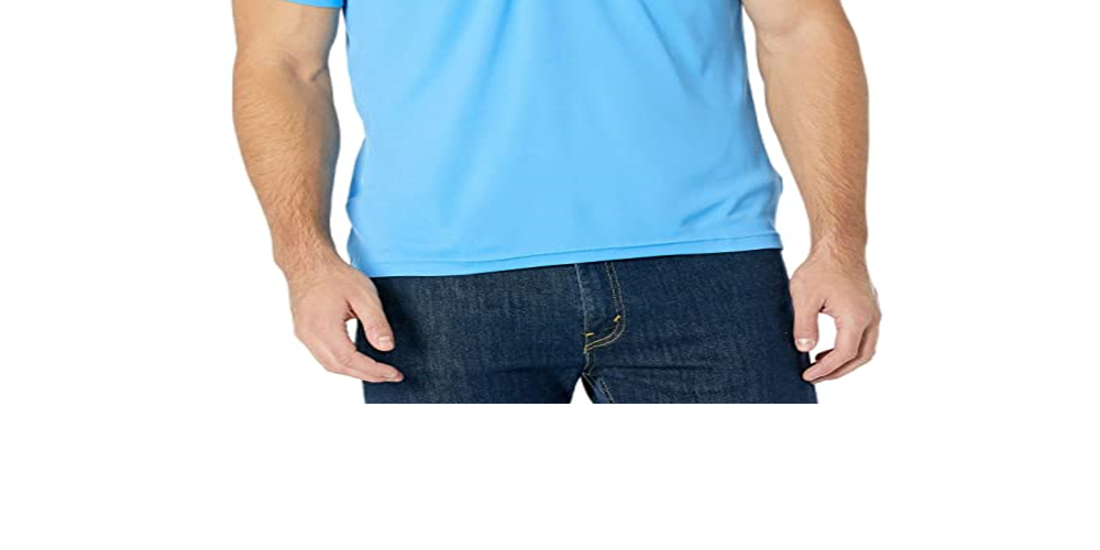 Lacoste Men's Short Sleeve Sport Breathable Run Resistant Interlock Polo Shirt Blue Size M