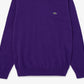 Lacoste Men’s Crew Neck Cotton Sweater Purple Size 6