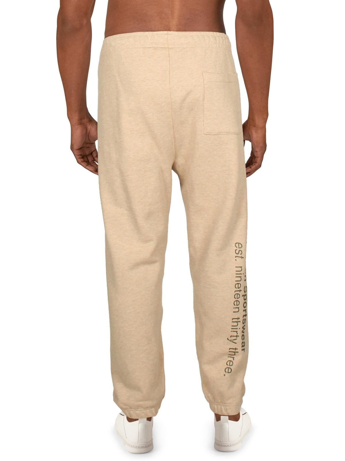 Lacoste Men's Print Trackpants Beige Size XX-Large