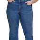 Calvin Klein Women's High Rise Bootcut Jeans Blue Size 18W