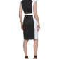 Calvin Klein Women's Colorblocked Shift Dress Size Black 6Petite
