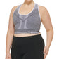 Calvin Klein Women's Reversible Medium Impact Sports Bra Gray Size 1X
