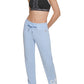 Calvin Klein Women's Fleece Mirror Logo Joggers Blue Size Large