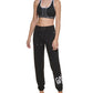 Calvin Klein Women's Fleece Mirror Logo Joggers Black Size Medium