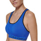 Calvin Klein Women's Medium Impact Sports Bra Blue Size Small