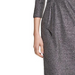 Calvin Klein Women's Glitter Knit V Neck Sheath Dress Gray Size 4