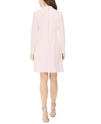 Calvin Klein Women's Bow Neck Sheath Dress Pink Size 6