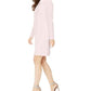 Calvin Klein Women's Bow Neck Sheath Dress Pink Size 6