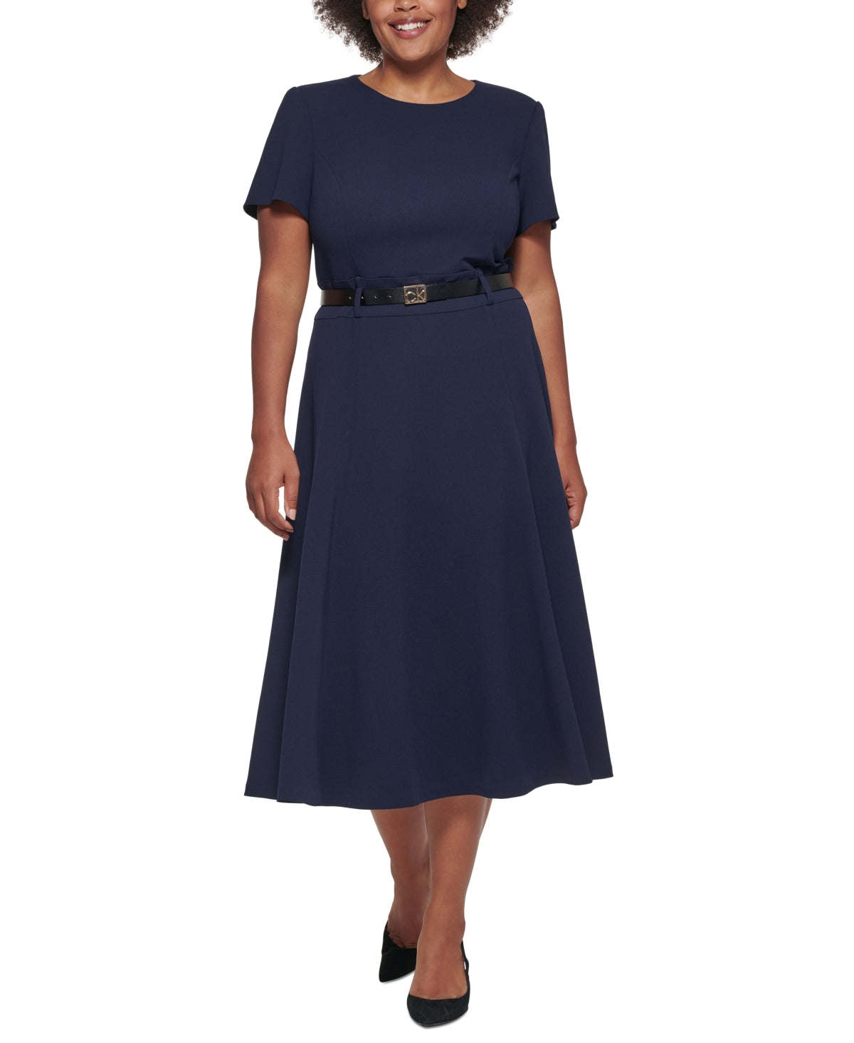 calvin-klein-womens-plus-size-belted-a-line-dress-1