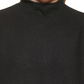 Calvin Klein Women's Honeycomb Funnel Neck Sweater Black Size Medium