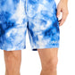 Calvin Klein Men's Tie Dye Volley Shorts Blue Size Small