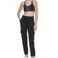 Calvin Klein Women's Slim Fit Cargo Jogger Pants Black Size Large