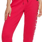 Calvin Klein Women's Jumbo Logo Jogger Pants Red Size Medium